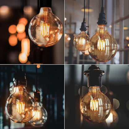 LED Dimmable E27 Screw Light Bulb Globe shape ~1326