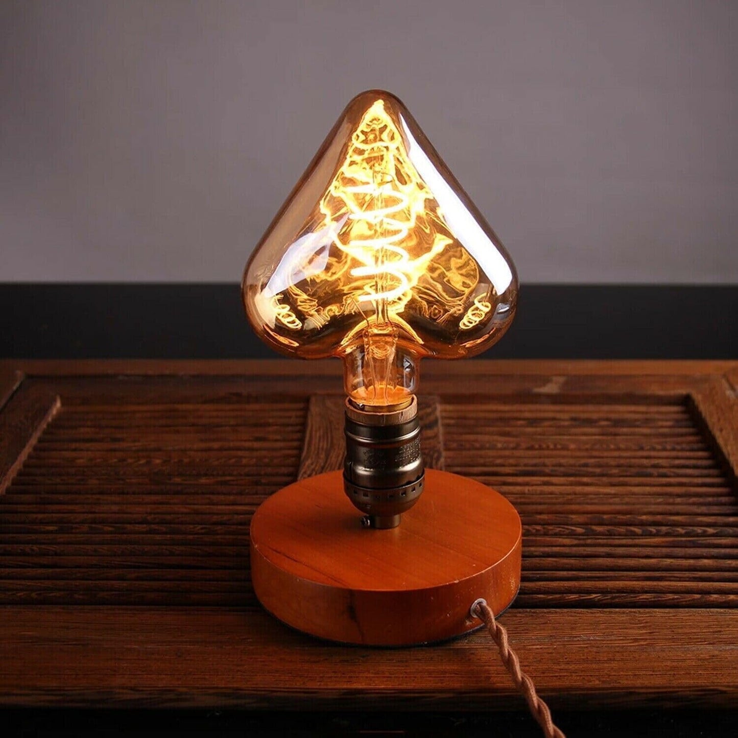 LED G125 4W E27 Globe Bulb Edison Spiral Filament Screw~1330