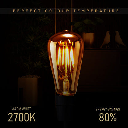 LED Edison Vintage Bulbs, B22 LED Light Bulb ~ 1332