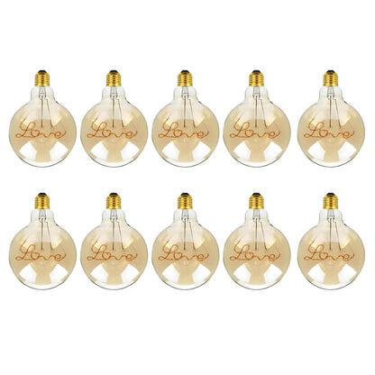 LED E27 Bulb G125 4W Music Music Filament Screw Bulb~1329