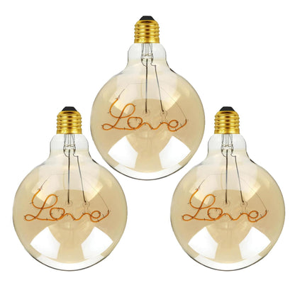 LED E27 Bulb G125 4W Music Music Filament Screw Bulb~1329