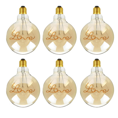LED E27 Bulb G125 4W Music Music Filament Screw Bulb~1329