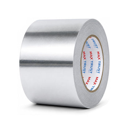 Aluminium Foil Tape – 75 mm x 45 m, Strong Adhesive, 1 or 6 Rolls - 1 Roll