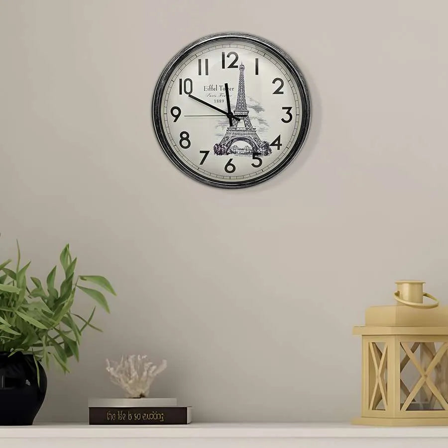  Shabby Chic Patchwork Silent Wall Clock