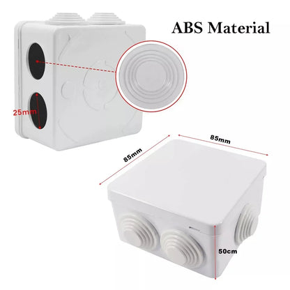Plastic Waterproof IP65 Junction Box connection box for outdoor Electrical Boxes Enclosure ~1073