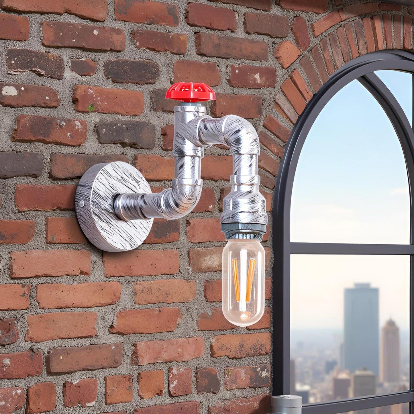 pipe wall lamp light lights