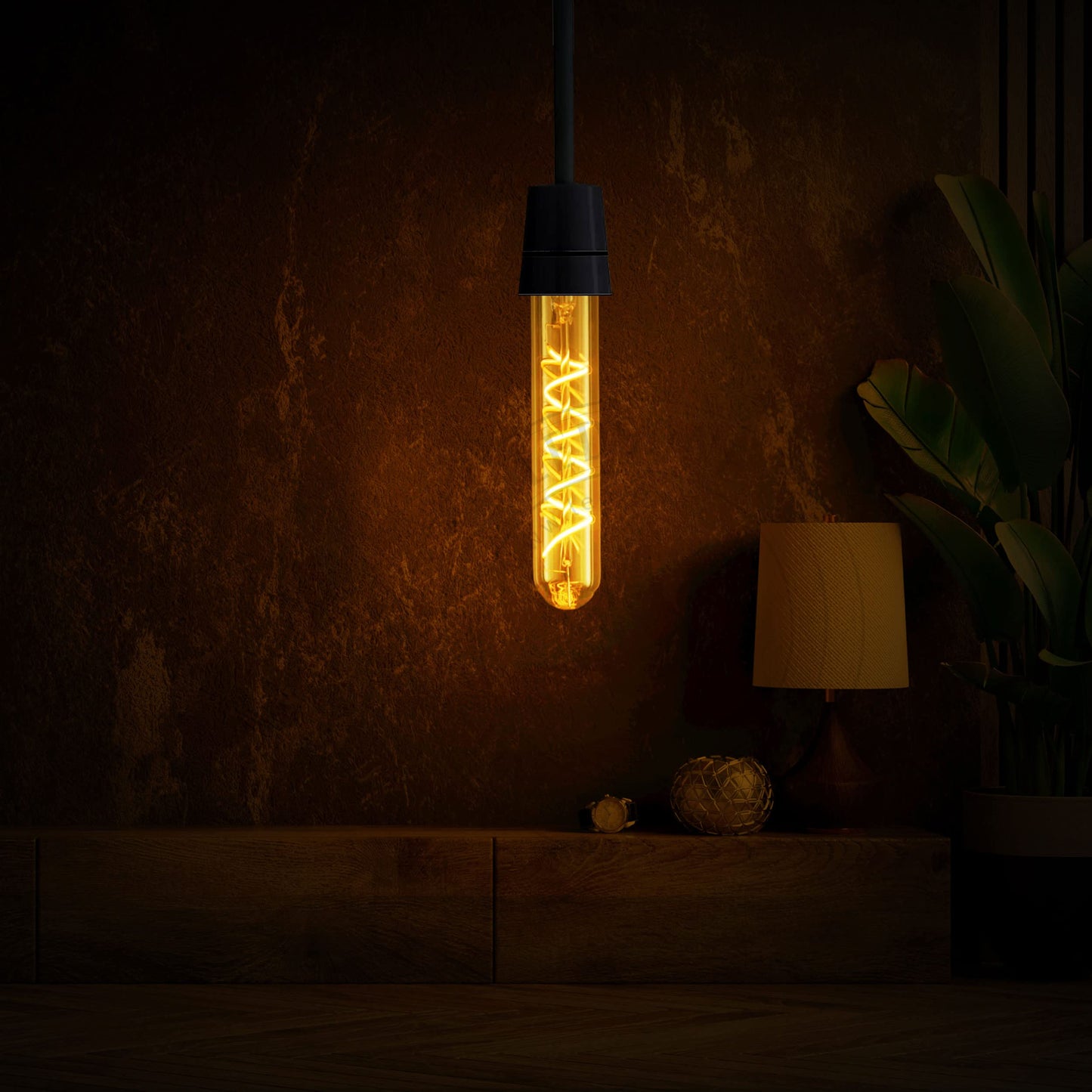 LED G125 4W E27 Globe Bulb Edison Spiral Filament Screw~1330
