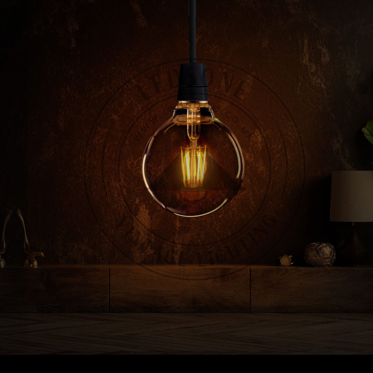 LED Dimmable E27 Screw Light Bulb Globe shape ~1326