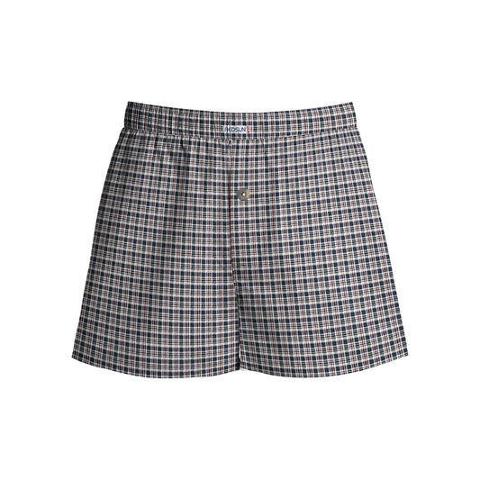 Kids’s Woven Cotton Boxer Shorts – Loose Fit Checked Shorts~1292