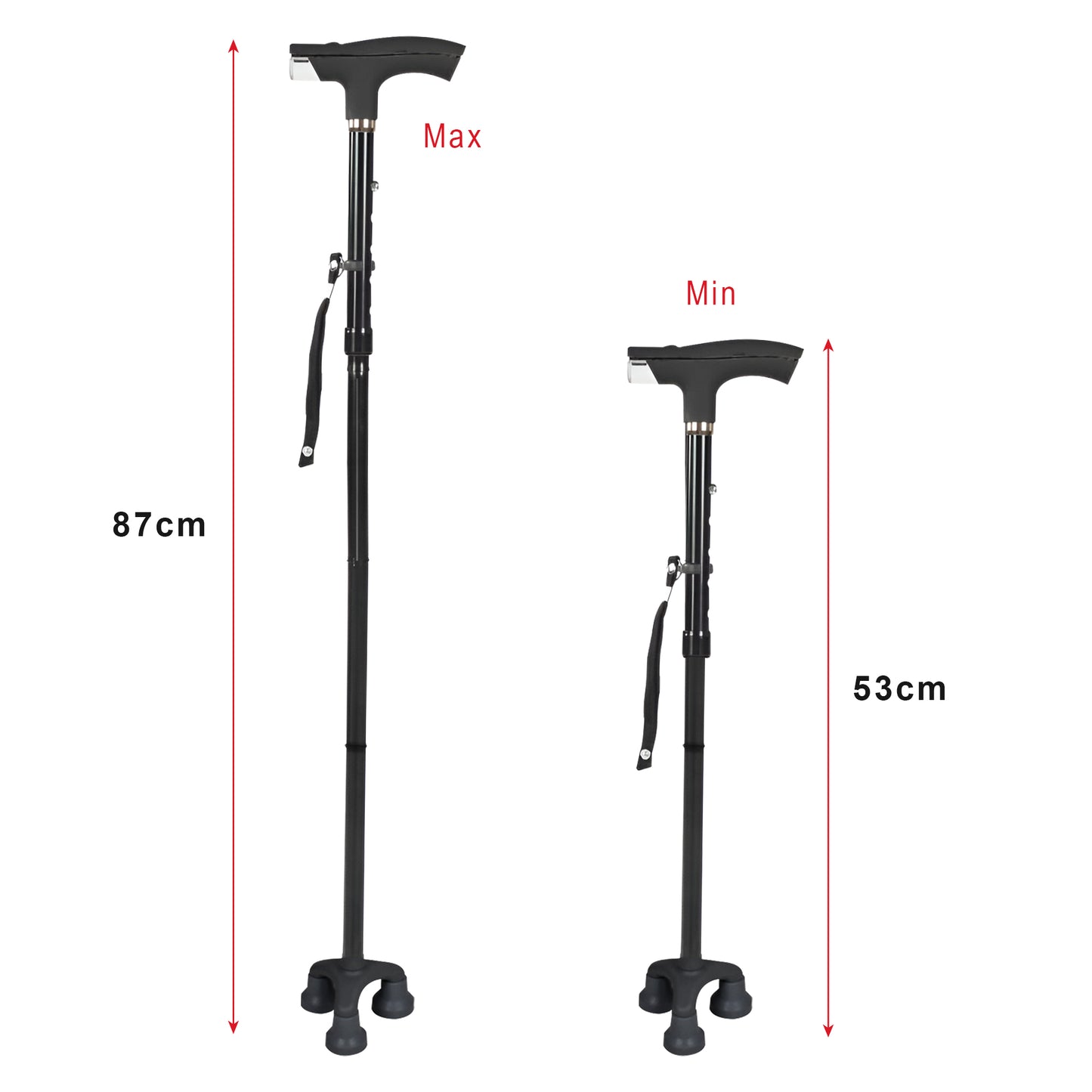 aluminium walking canes