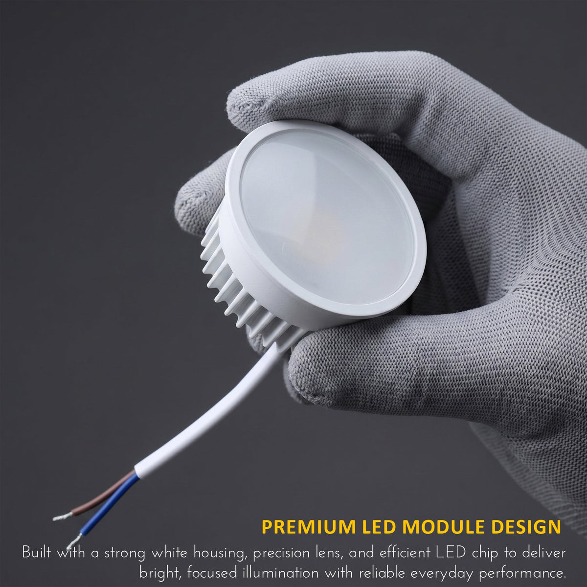 9W GU10 LED Downlight Module Cool White 6400K COB Lamp - photo 2
