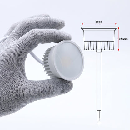 LED Downlight Module 9W – Cool White 6400K, Replaces GU10 / MR16 - photo 4