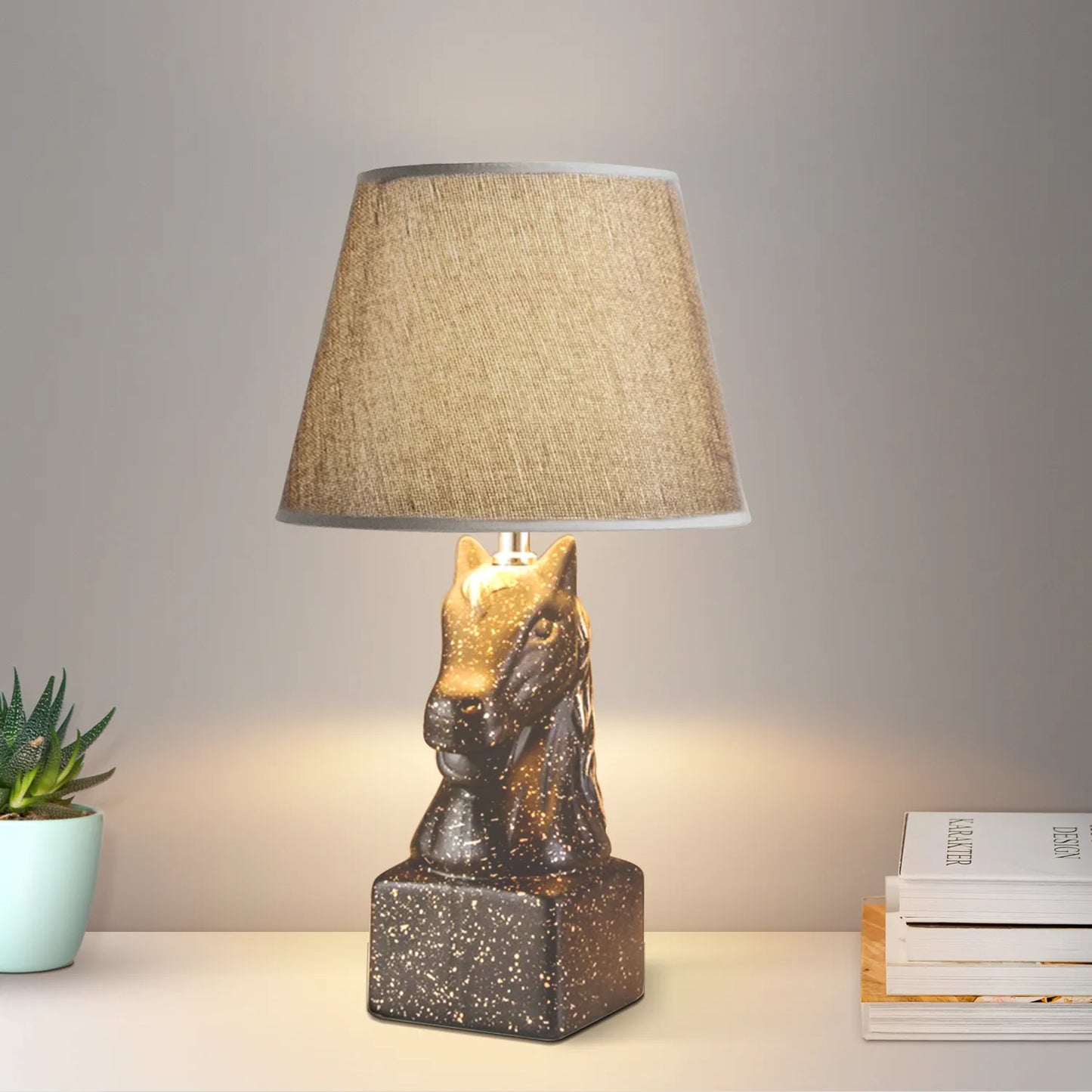 Small Bedside Table Lamp Horse Head Lamp