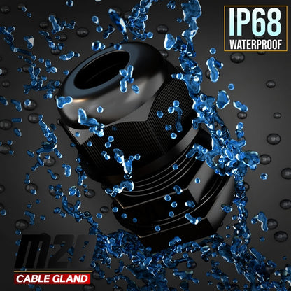 IP68 Waterproof Industrial Cable Connector: PG13.5/PG19/M16/M20 Nylon ~1063