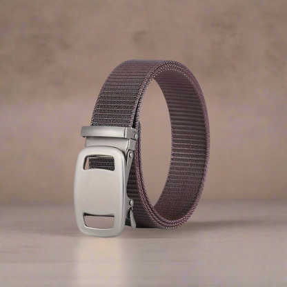 1 X Casual Unisex Nylon Belt Buckle Automatic Lock Canvas Military Belt ~1167