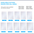 Clear zip lock bags for food storage
