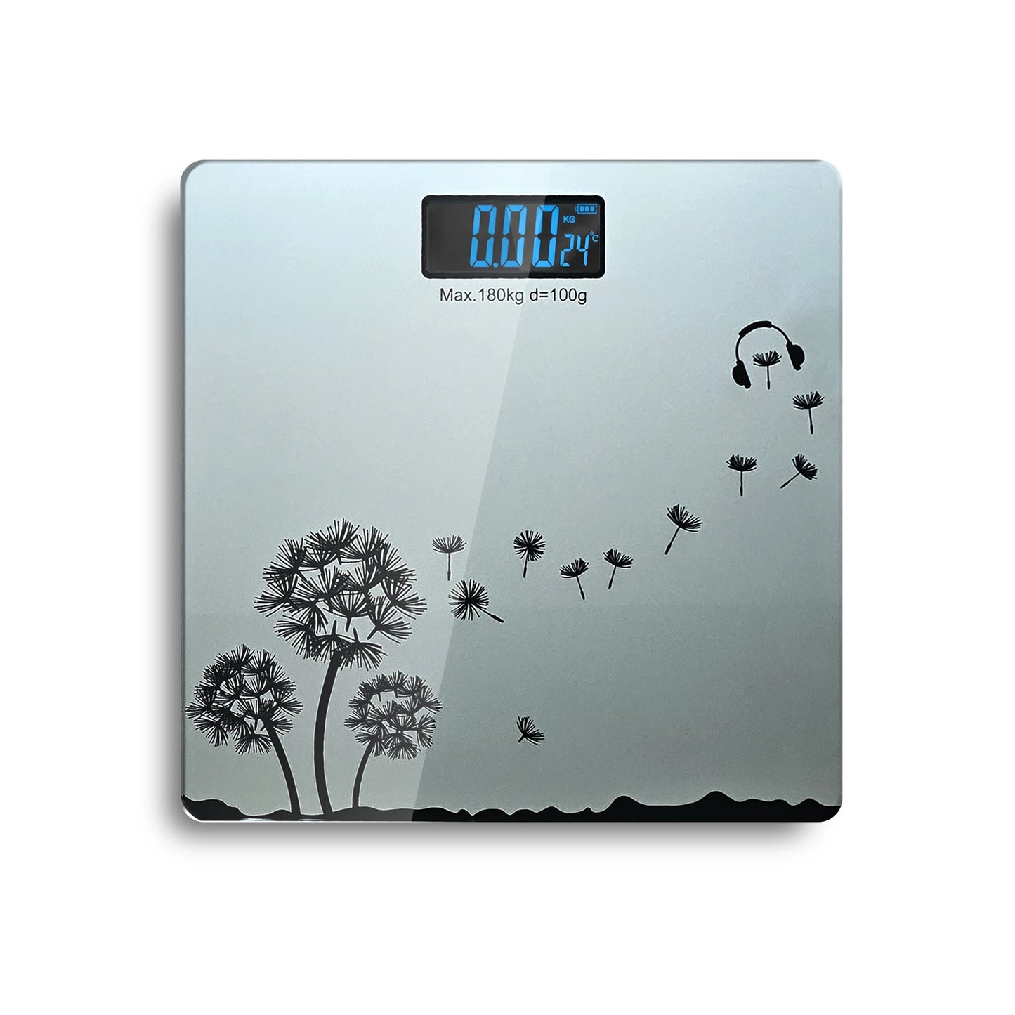 Anti-slip digital bathroom scale