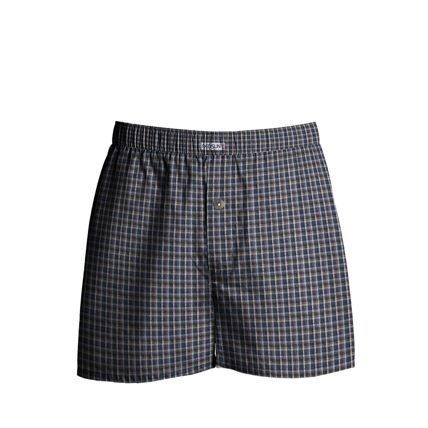 Men's cotton boxer shorts 3-pack with elastic waistband, XL size