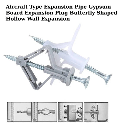Plastic Anchor with Screw Wall Plug Aircraft shape  ~1195
