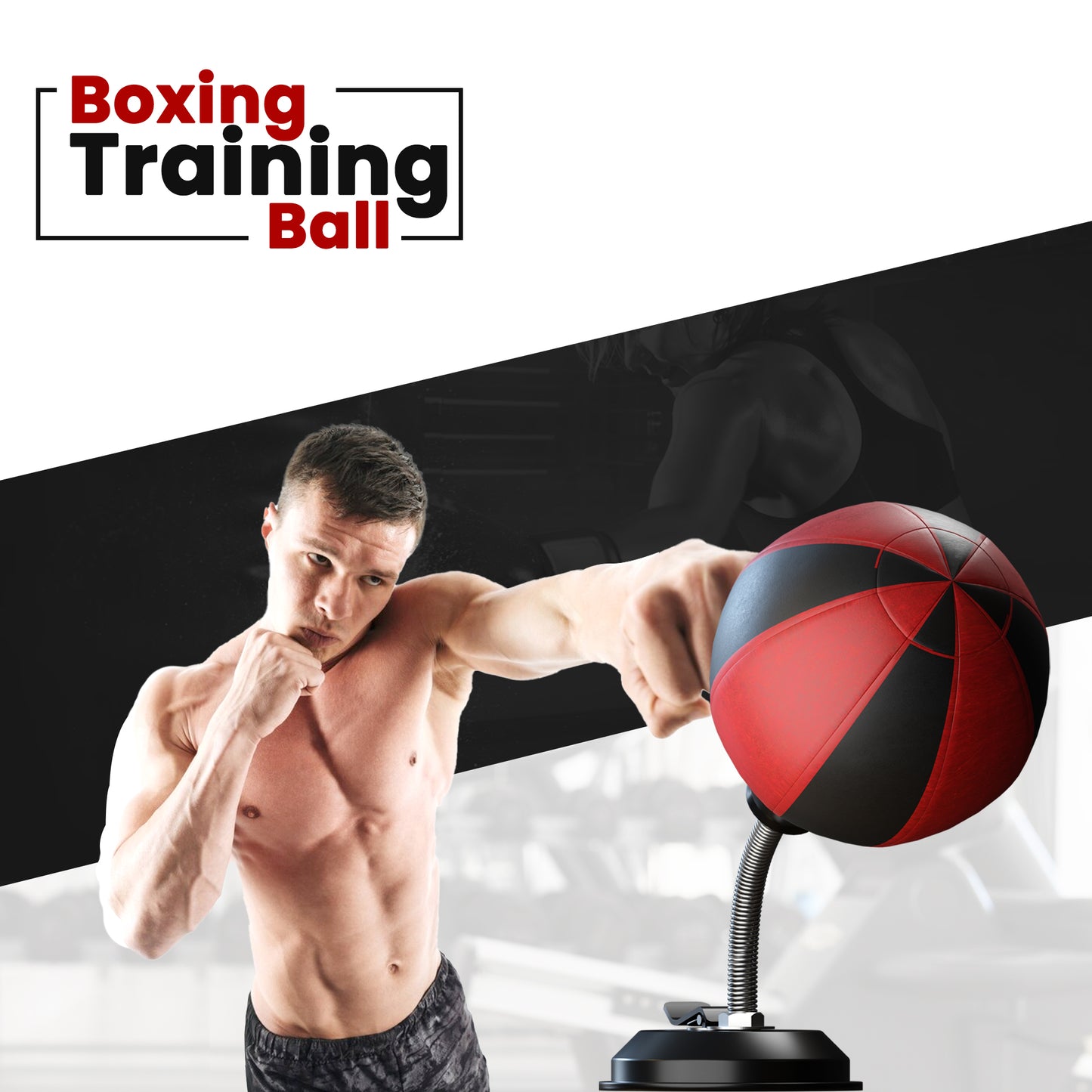 Stress Release Desktop Boxing Ball Bag with Suction Cup ~1209