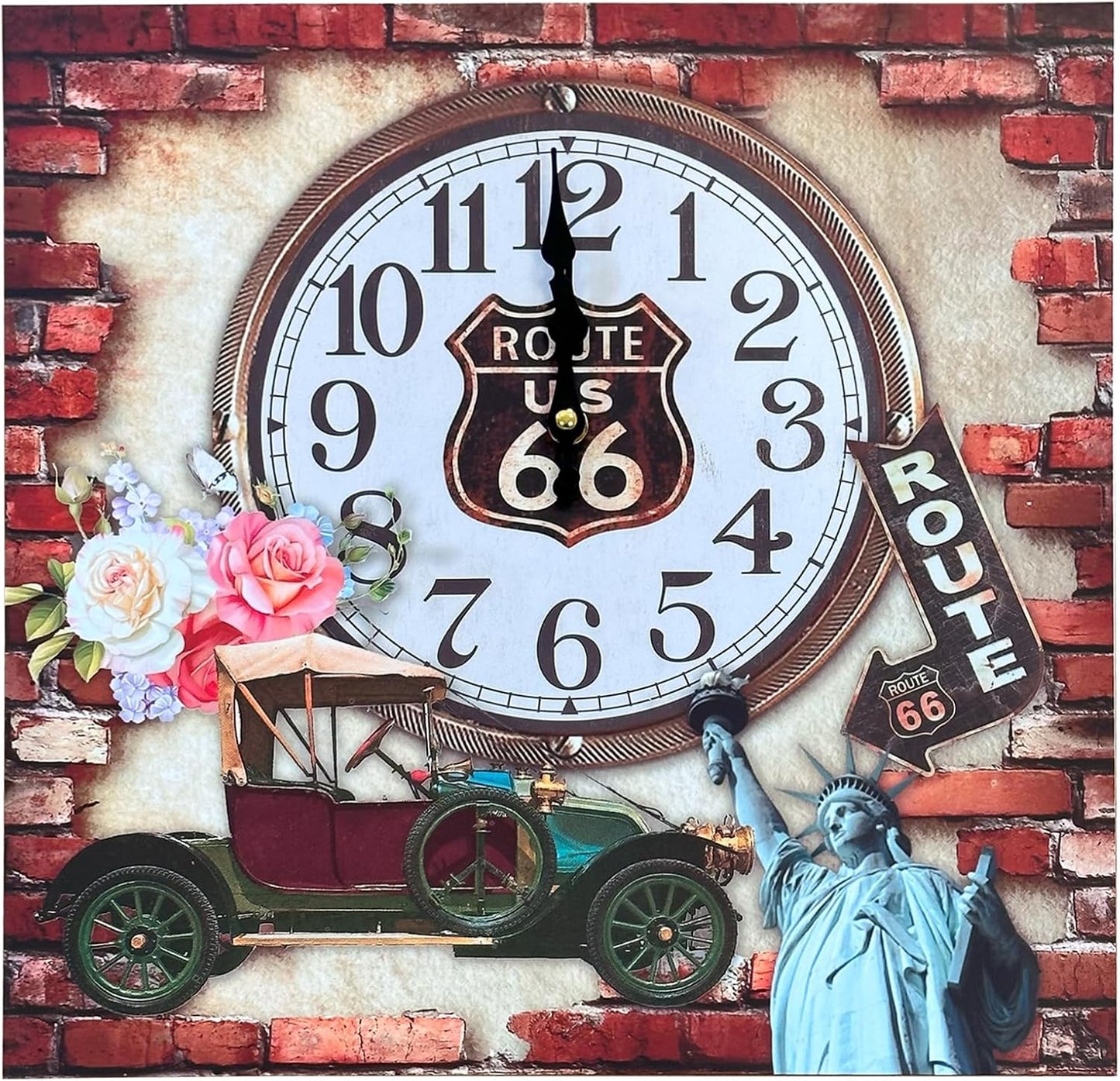 Retro wall clock