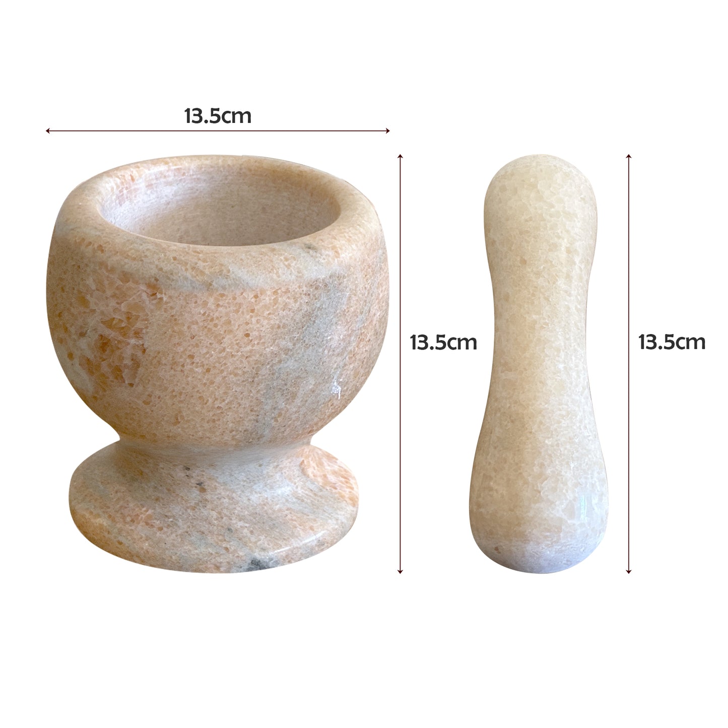 Set of Premium Pestle and Mortar Spice Herb Crusher ~1219