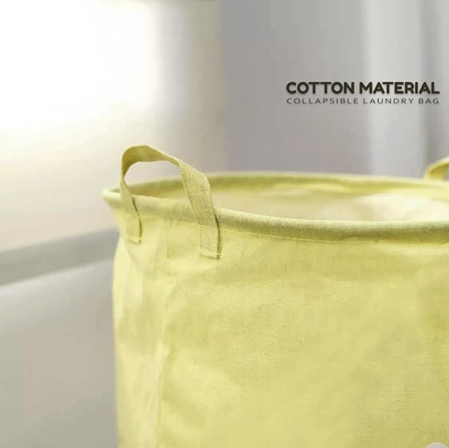 71L Cotton Foldable Cartoon Laundry bags Toy Storage Basket Bag ~1005