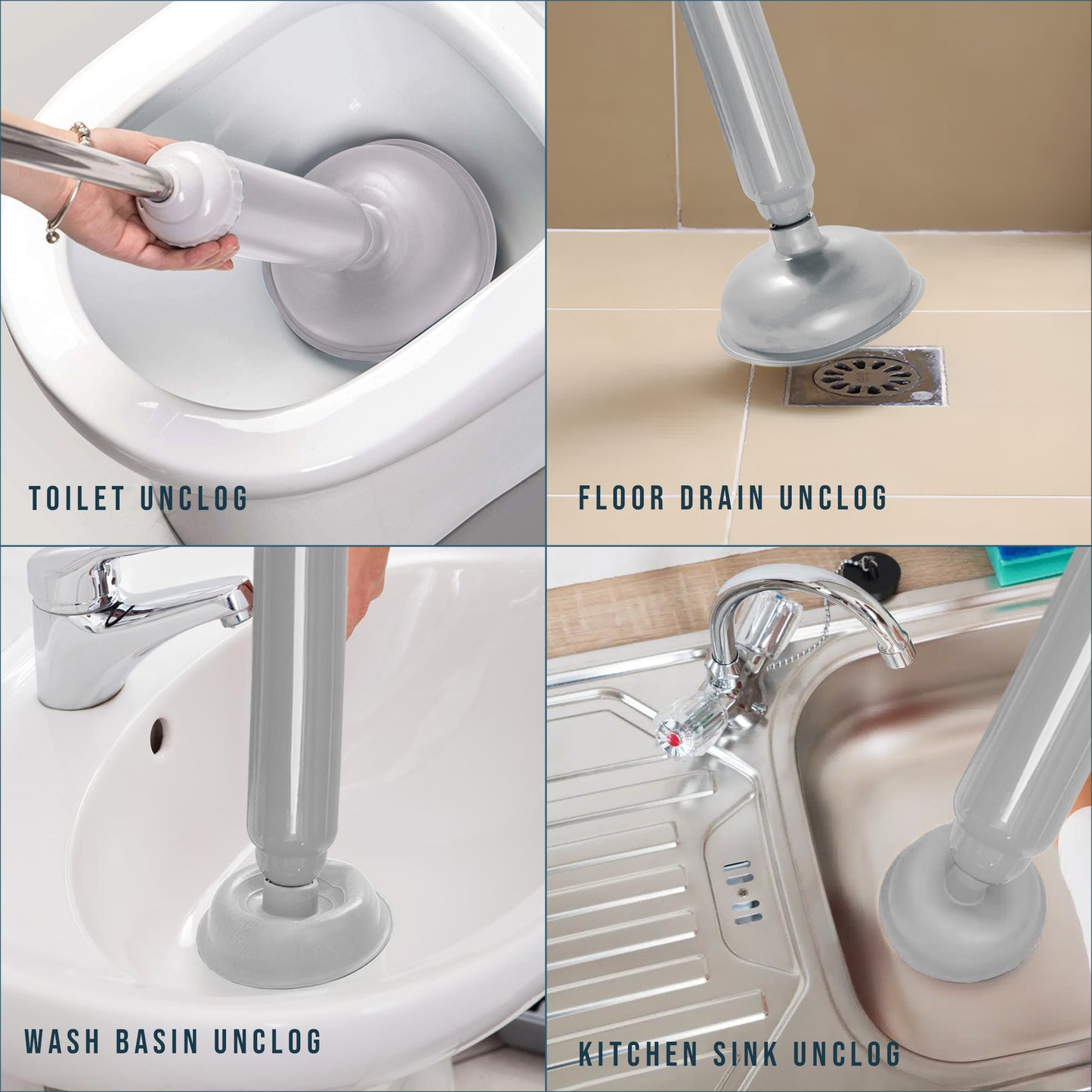 plunger drain unblocker