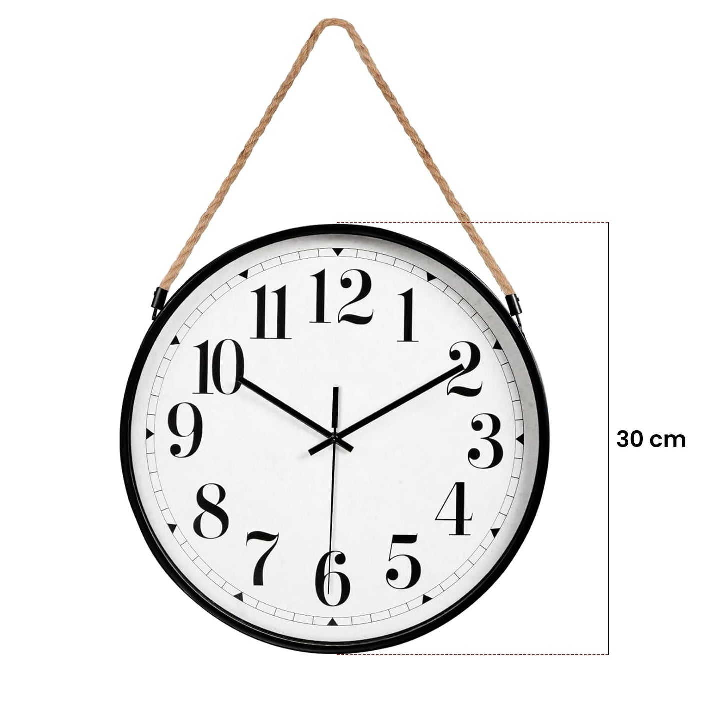 Rope Hanging Best Wall Clocks UK ~1028