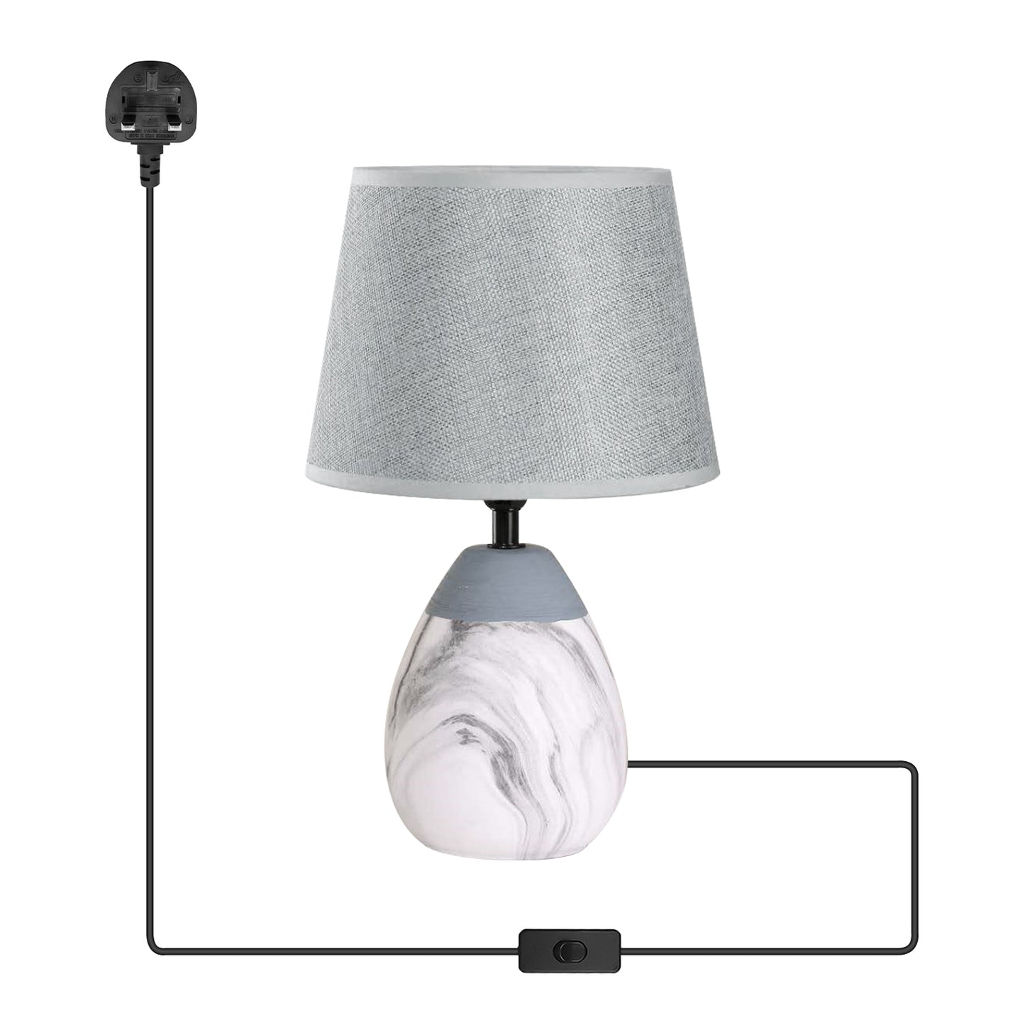 Modern Fabric Shade Table Lamp