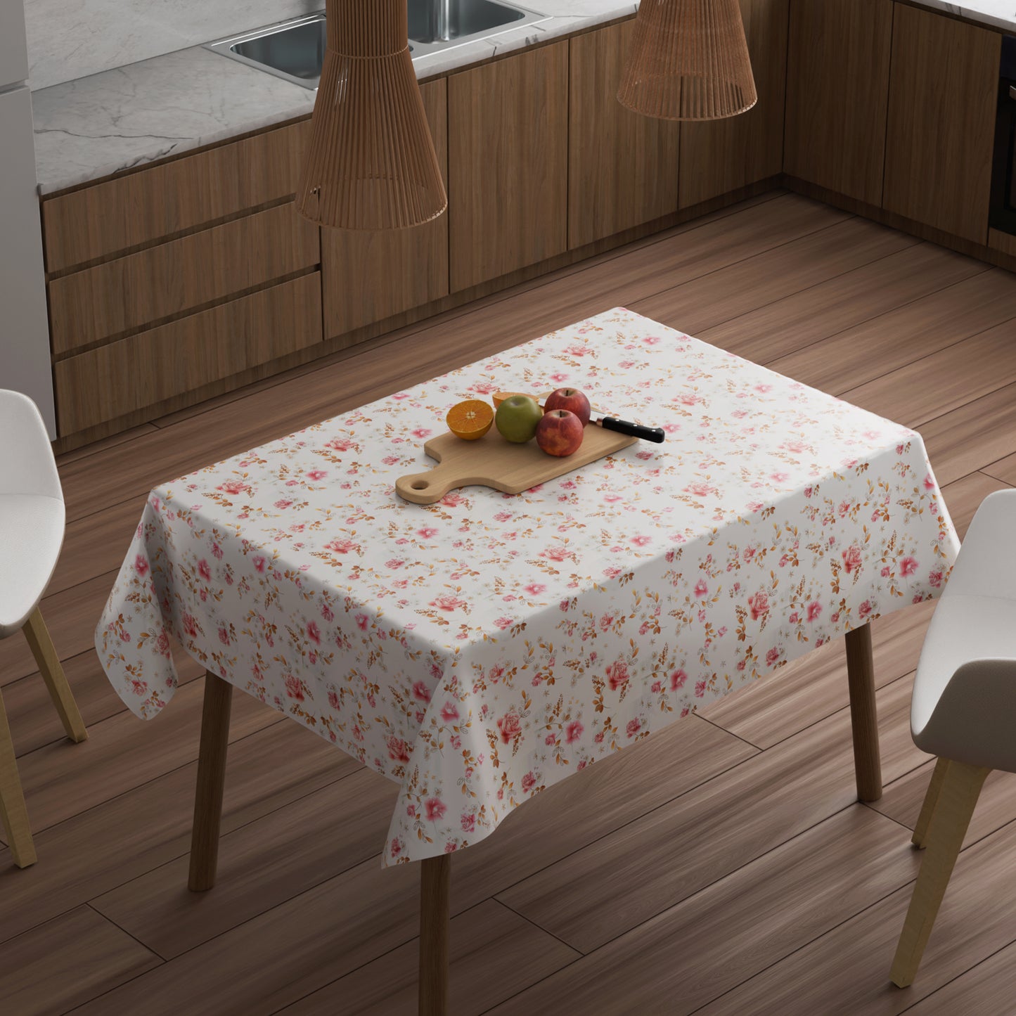 Vintage floral tablecloth