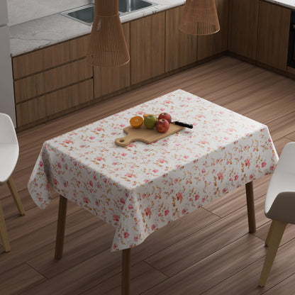 Vintage floral tablecloth