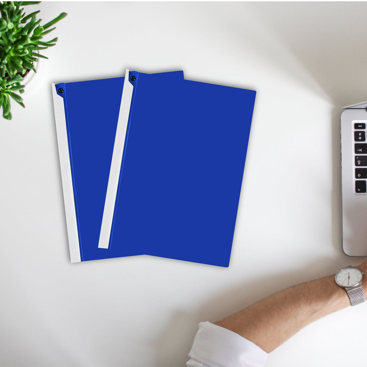 A4 Rotating Clip Report Folders – Pack of 6, Choice of 6 Colours - photo 2