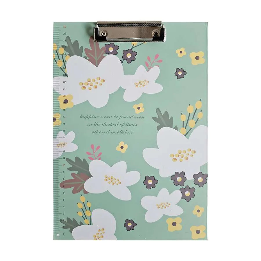 Floral Metal Clipboard