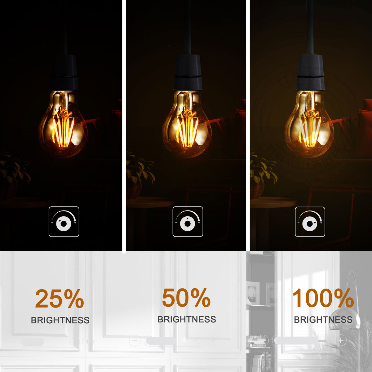 A60 LED Filament Bulb E27 - photo 11