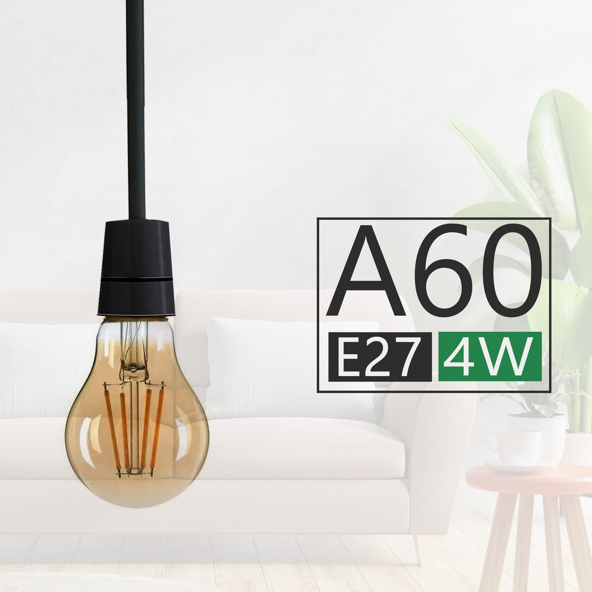 A60 LED Filament Bulb E27 - photo 2