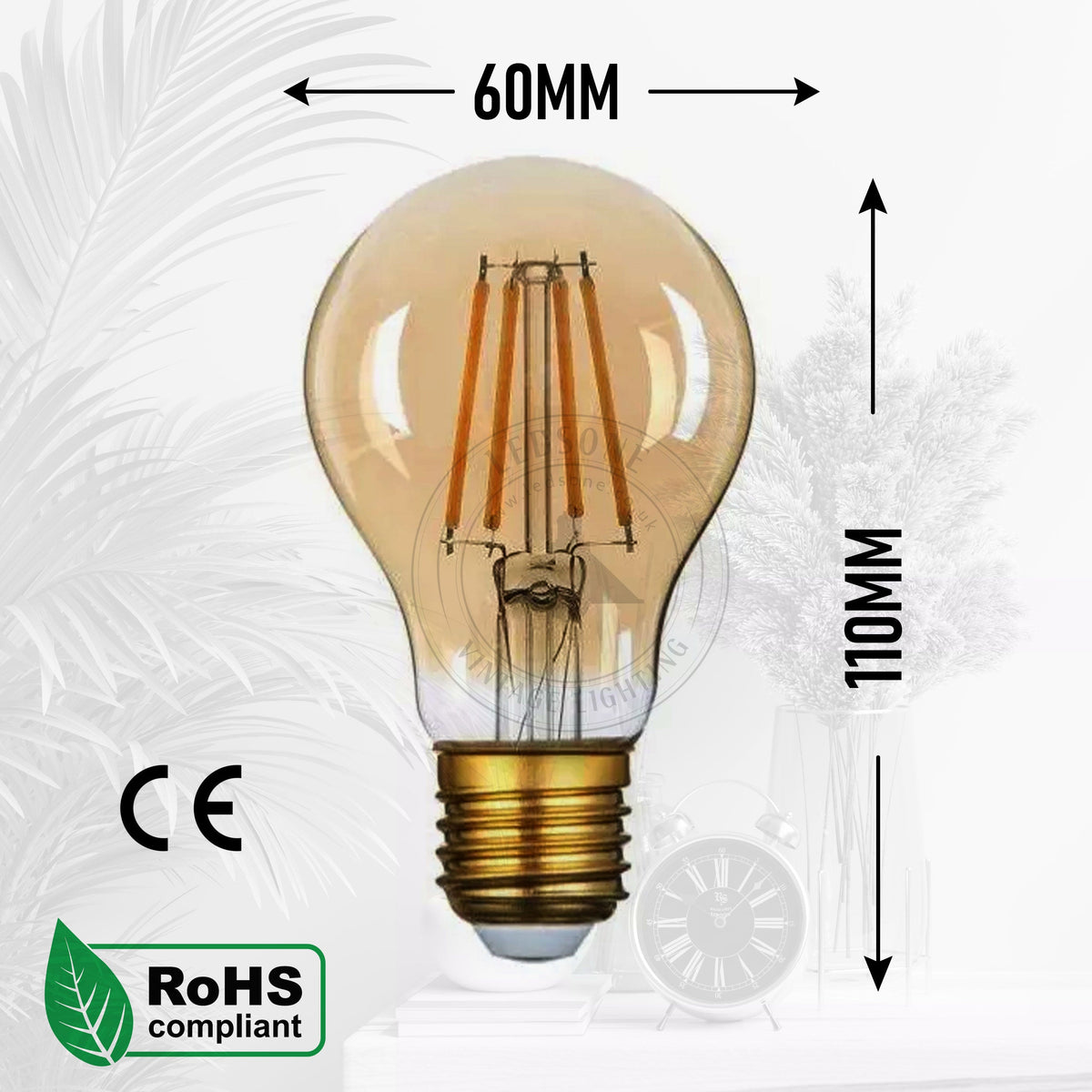 A60 LED Filament Bulb E27 - photo 6