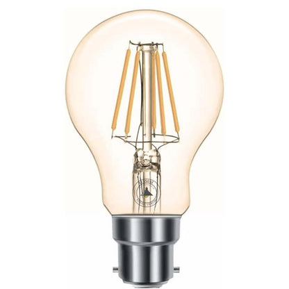 A60 LED Filament Bulb E27 - 8W, Dimmable Filament 2700K, Single