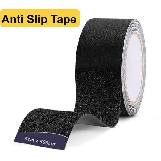 1 x Durable Black Anti-Slip PVC Grip Tape  5CM X 5M~1283