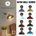Adjustable Swivel Arm Wall Light with Shade – Black, Chrome, Green Brass, Satin Nickel