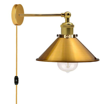 Adjustable Swivel Arm Wall Light – Copper, French Gold, Rose Gold, White - photo 18