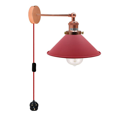 Adjustable Swivel Arm Wall Light – Copper, French Gold, Rose Gold, White - photo 20