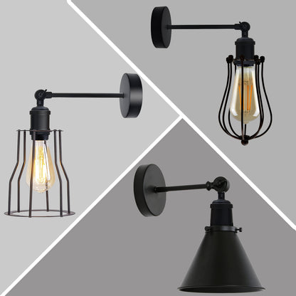 Adjustable Swivel Arm Wall Light – Copper, French Gold, Rose Gold, White - photo 6