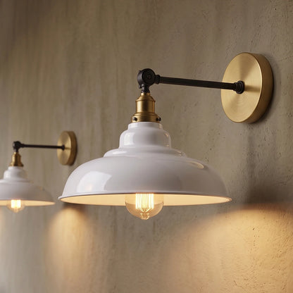 Adjustable Two-Tone Wall Light with Shade - photo 17