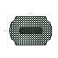 Rubber Ring Welcome Mat – 3 Shapes, Assorted Colours, All-Weather - Curved Rectangle, 90 x 60 cm