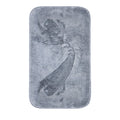Soft Microfibre Door Mat – 50 x 80 cm, Anti-Slip, 4 Colours, 1 or 2 Mats - Grey, 1 Mat