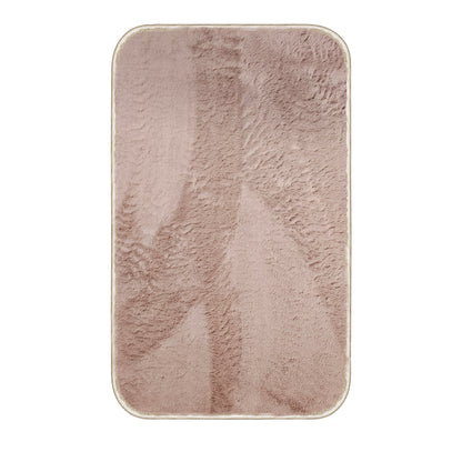 Soft Microfibre Door Mat – 50 x 80 cm, Anti-Slip, 4 Colours, 1 or 2 Mats - Pink, 1 Mat