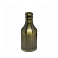 Antique Bottle E27 Lamp Holder – Chrome or Brass, Optional Hook - Green Brass, Holder Only, Single