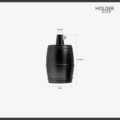 Barrel E27 Lamp Holder – 7 Metal Finishes - photo 6