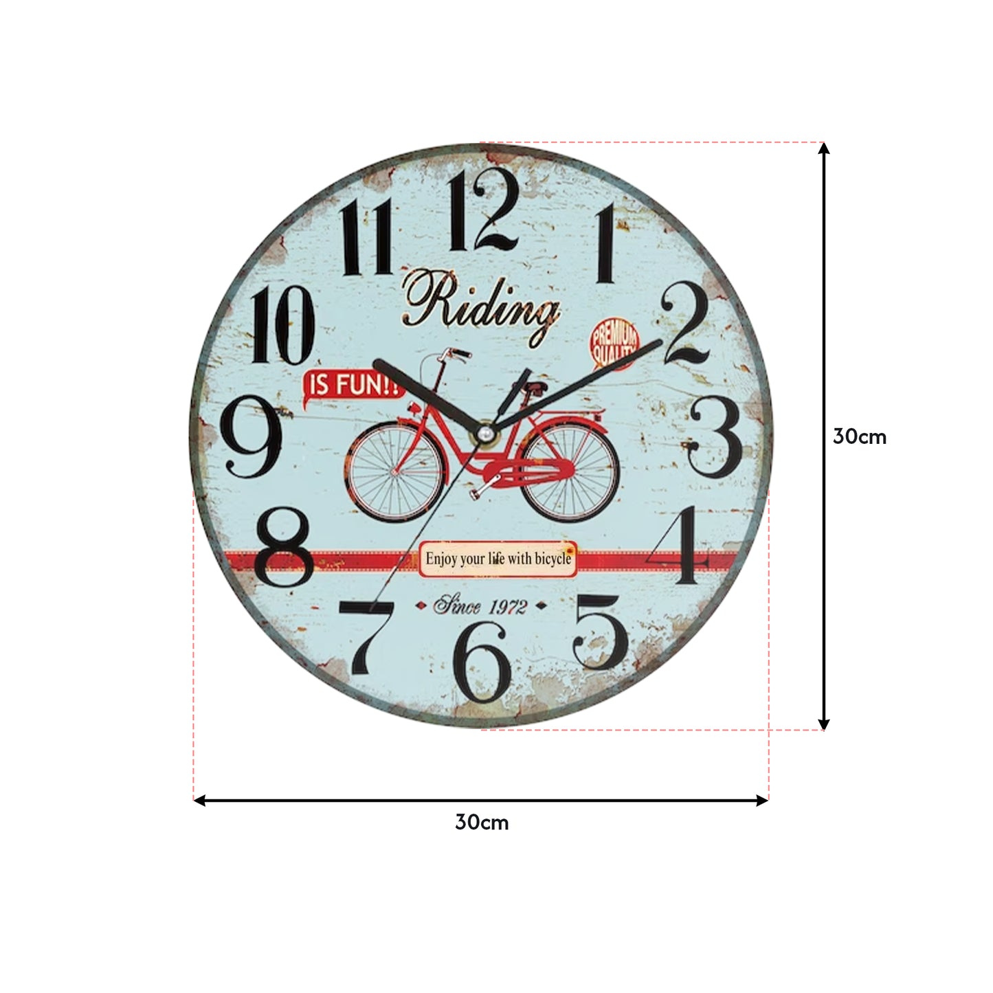 Art Bicycle clock